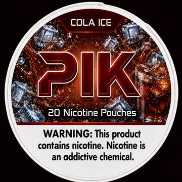 PIK Cola Ice nicotine pouch can