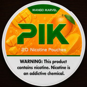 PIK Mango Marvel nicotine pouch can